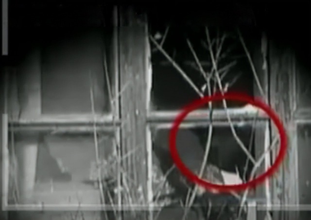 Cô Wu Guiling nhìn thấy bóng của ai đó trong nhà mình.