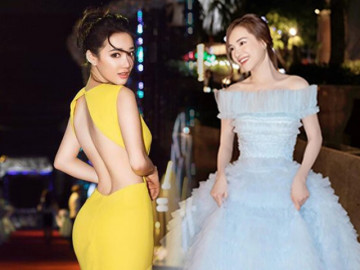 Nhã Phương lại đụng hàng váy áo với hoa hậu