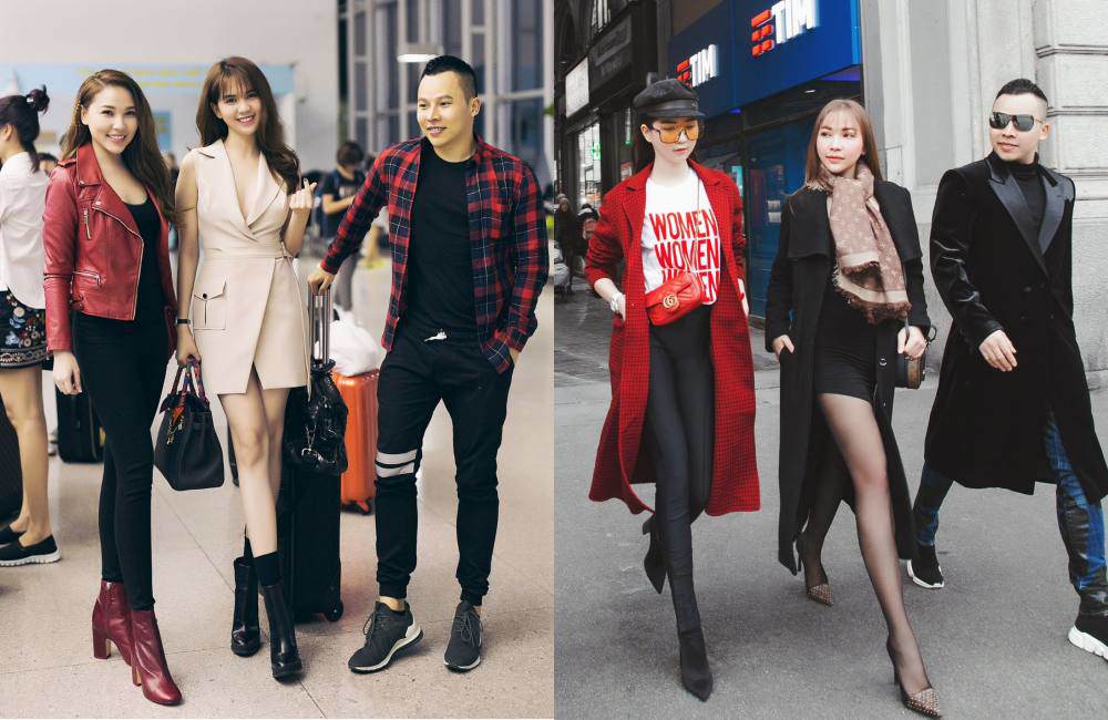 Quỳnh Thư - Ngọc Trinh - Vũ Khắc Tiệp có gần 15 năm thân thiết.