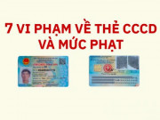 Tin tức - 7 vi phạm về thẻ CCCD và mức phạt