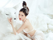 Làm đẹp - Búp bê sống Việt Nam mặc đồ trong suốt hoá cáo 3 đuôi, da trắng dáng nuột đẹp hút hồn