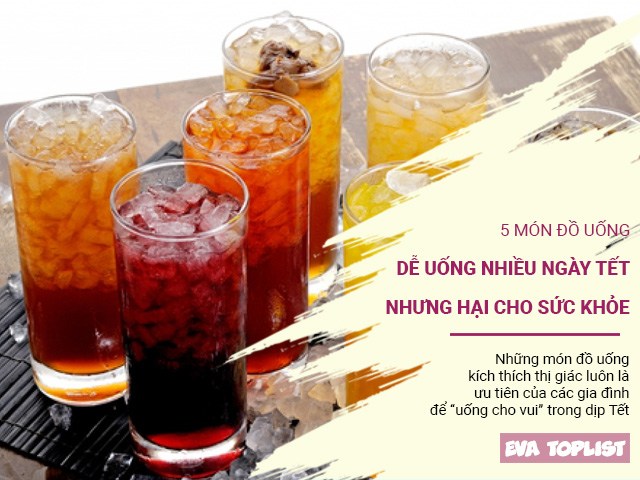 5 món đồ uống ngon, nhà nhà mua nhiều để uống Tết nhưng có hại lớn cho sức khỏe