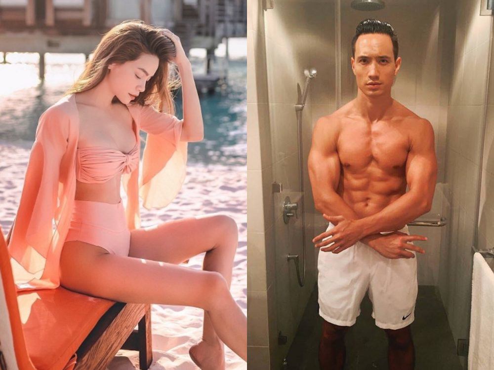 Với chiều cao và thân hình lý tưởng, Kim Lý được đánh giá có ngoại hình không thua người mẫu chuyên nghiệp. Trong khi đó, Hồ Ngọc Hà có vóc dáng chuẩn siêu mẫu.