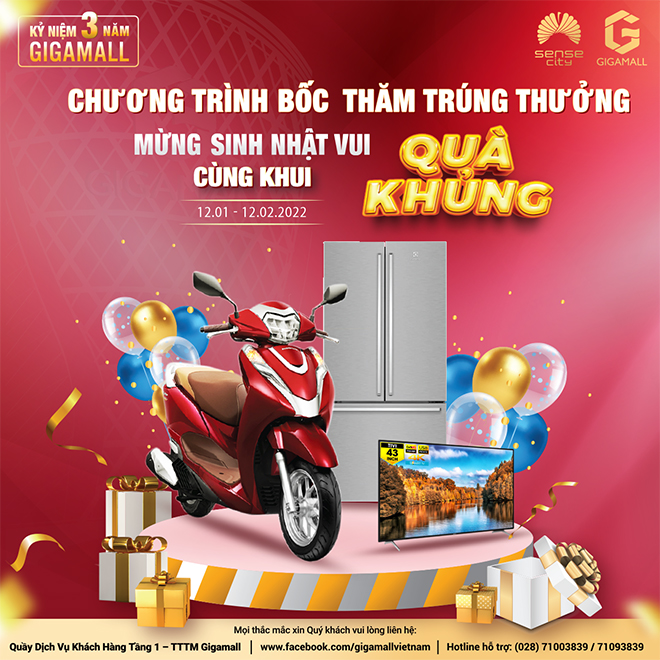 Đến Gigamall - Sense City: An tâm vui sắm tết cùng gia đình - 1