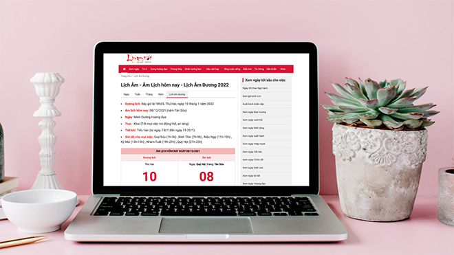 amp;#34;Đón lành tránh dữamp;#34; - Bật mí bí kíp làm chủ cuộc sống với Lịch ngày TỐT - 2