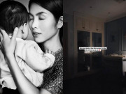 Giải trí - Sinh cháu thứ 3 cho gia tộc 3000 tỷ, Tăng Thanh Hà vẫn một mình chăm con lúc nửa đêm