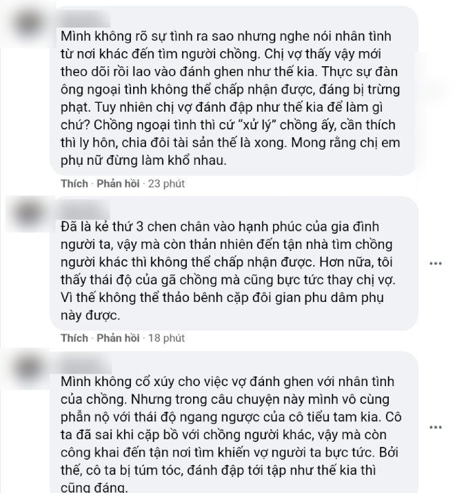 Cư dân mạng phẫn nộ với việc ngoại tình cũng như thái độ của người chồng. (Ảnh chụp màn hình)