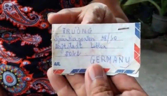 Địa chỉ của con trai bà Lan ở bên Đức.