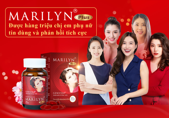 Sản phẩm Marilyn Plus được hàng triệu chị em tin dùng để cải thiện nội tiết tố