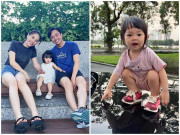 Làm mẹ - Con gái Cường Đôla Đàm Thu Trang càng lớn càng giống bố, xinh và điệu hơn cả mẹ