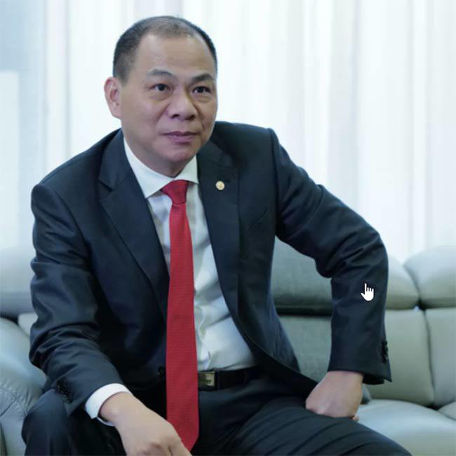 Ông Phạm Nhật Vượng hiện là Chủ tịch HĐQT Tập đoàn Vingroup.