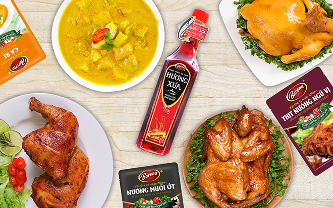 Biến tấu món gà với nhiều công thức mới lạ: gà nướng muối ớt, gà nướng ngũ vị, …