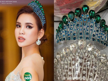 Hoa hậu vừa đăng quang, vương miện đã bị nghi hàng chợ Kim Biên giá 600K