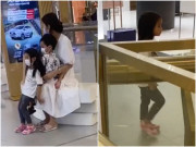 Làm mẹ - Người đi đường gặp cảnh Tăng Thanh Hà một nách hai con, bé gái thấy rõ mặt