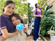 Làm mẹ - Con gái Quyền Linh diện áo ngắn khoe eo thon, chân dài, nhan sắc đẹp nhất tuổi thiếu nữ