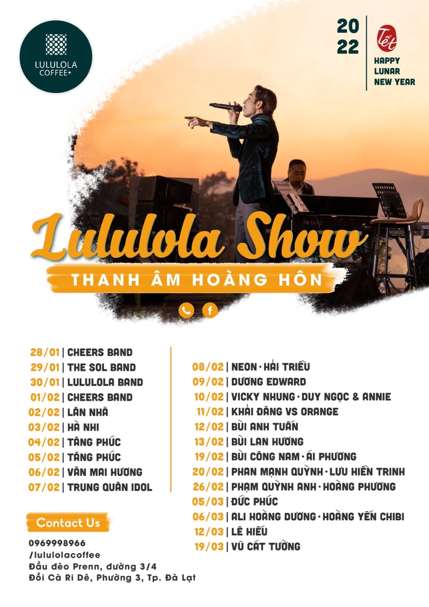 Lululola với lịch diễn dày đặc trong những ngày chào đón năm mới