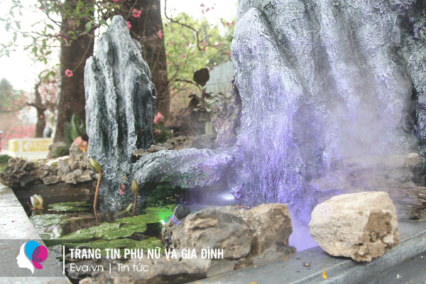 Hai gốc đào trăm năm tuổi thu hút sự chú ý của nhiều người với dáng lạ, bài trí và phối cảnh cực hấp dẫn. Nếu muốn sở hữu thì phải có đủ 200 triệu đồng trở lên. 