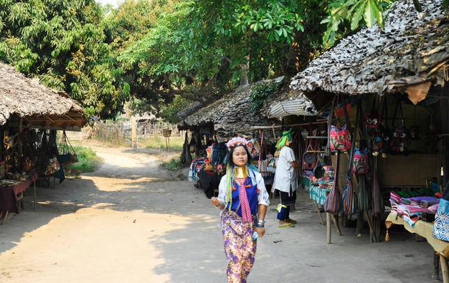 Một góc làng Tong Luang
