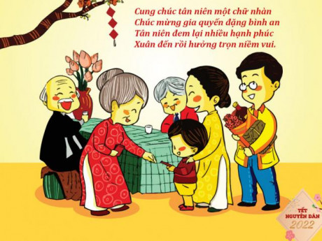 10 bài thơ chúc Tết ý nghĩa, dễ nhớ nhất, mẹ dạy bé chúc trao yêu thương đến mọi người
