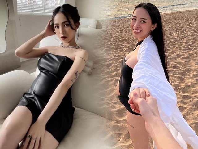 Tiền nào của nấy, con gái Minh Nhựa hậu sửa sang núi đôi: Bầu lần 2 sexy hơn lần 1