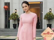 Thời trang - Không cần lộng lẫy hào nhoáng, Hương Giang giờ đây diện áo dài đơn sắc vẫn đẹp mê ly