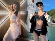Thời trang - Chị dâu hotgirl Bảo Thy 2 con vẫn mê trễ nải, nay mặc bikini che kín vì một nỗi niềm