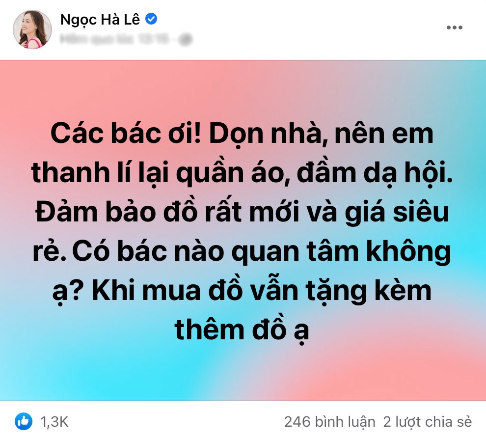 Sắp Tết, vợ kém 15 tuổi của Công Lý thanh lý váy áo, amp;#34;chốt đơnamp;#34; ầm ầm vì rẻ bèo - 1