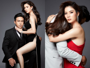 Lần hiếm hoi chụp ảnh gợi cảm, vợ chồng Thanh Duy - Kha Ly khiến dân tình lác mắt