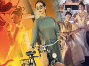 Thời trang - Cả Vbiz xúng xính áo dài đón Tết, Vân Trang (Thương Ngày Nắng Về) chưa thương nhớ bằng Cẩm Đan