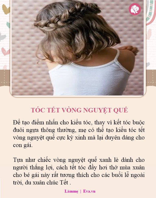 8 kiểu tóc cho bé gái đi chúc Tết ai cũng khen - 8