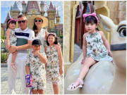 Làm mẹ - Jennifer Phạm quá viên mãn, 3 con với chồng đại gia đều đẹp trai xinh gái chuẩn gen Hoa hậu