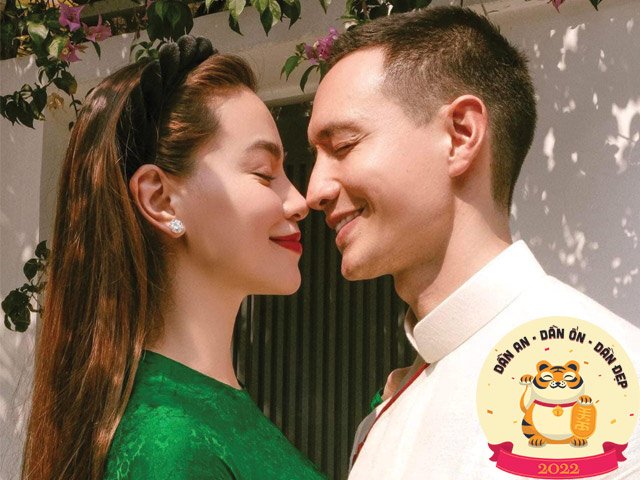 Hồ Ngọc Hà-Kim Lý về nhất bảng xếp hạng couple tết: mặc áo dài đẹp như cô dâu chú rể