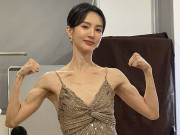 Làm đẹp - Mỹ nhân có gương mặt thiên thần nhưng cơ bắp như đàn ông vì ham tập luyện