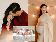 Giải trí - Vợ Á hậu kém 16 tuổi của Shark Hưng vừa đẻ sinh đôi, cảm ơn chồng Chủ tịch hết lời
