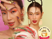 Làm đẹp - Mùng 1 Tết, hoa hậu Thuỳ Tiên làm nail đính đầy đá quý cho cả năm sang giàu