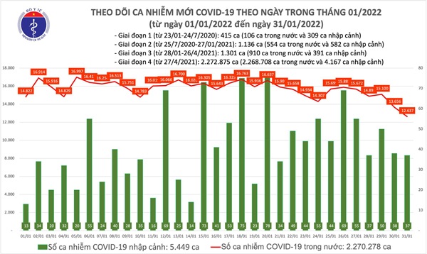 Ngày 29 Tết, có 12.674 ca COVID-19 tại 57 tỉnh, thành, giảm hơn 1.000 ca so với hôm qua - 1