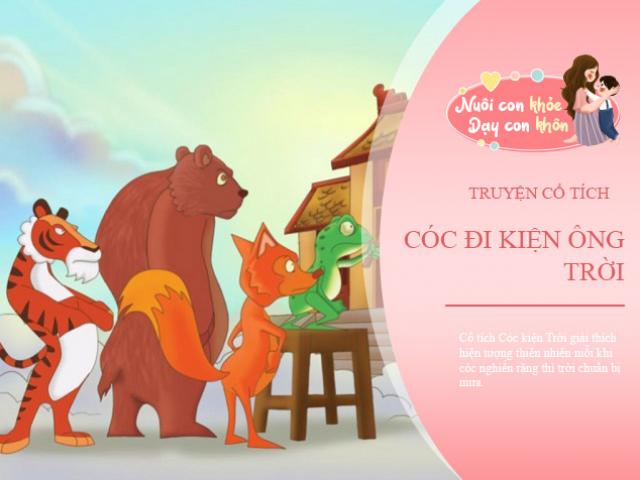 Cóc kiện trời - Truyện cổ tích Việt Nam cho bé