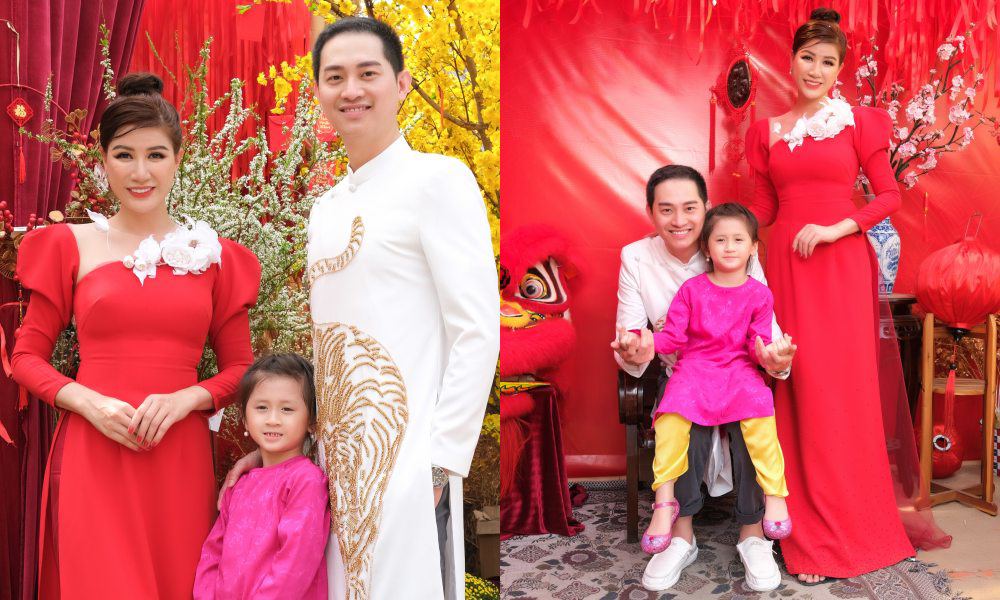 Do điều kiện công việc, hơn 6 năm nay cựu người mẫu Trang Trần ở Việt Nam với con gái Kiến Lửa, còn ông xã cô sống bên Mỹ, thỉnh thoảng mới về thăm 2 mẹ con. Đây là năm đầu tiên gia đình Trang Trần ăn Tết cổ truyền bên nhau. Vợ chồng cựu mẫu cho biết sẽ cùng làm nhiều hoạt động để con gái cảm nhận được cái Tết đầu tiên sum vầy.