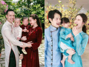 Giải trí - Cả nhà sao Việt cùng mặc áo dài: Ông Cao Thắng "chơ vơ", vợ chồng Hồ Ngọc Hà quá đẹp