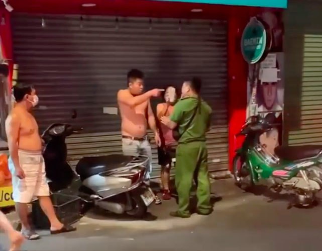Ảnh cắt từ clip. 