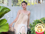 Thời trang - Đông Nhi mặc yếm đào, khoe vai thon nuột nà chuẩn gái một con