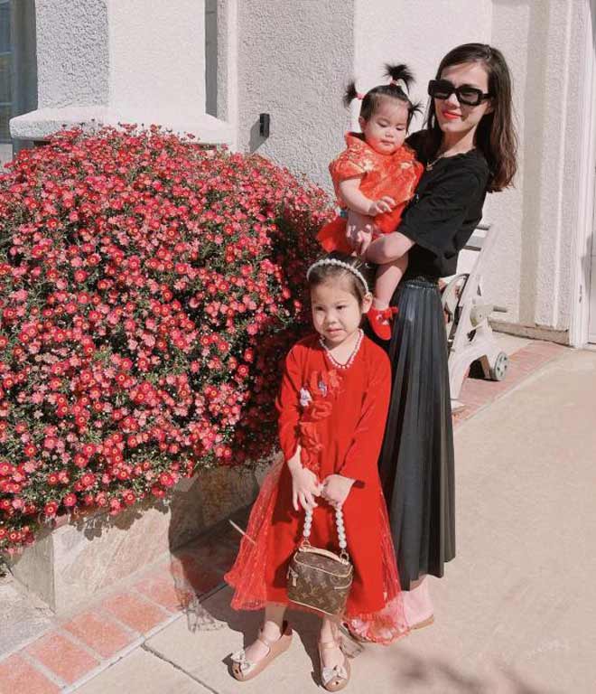 Hậu scandal Ngô Kiến Huy, em gái Thanh Thảo khoe ảnh gia đình ở Mỹ, 3 con giống bố - 5
