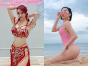 Giải trí - Sao Việt "check body" sau Tết: Quỳnh Nga khoe vòng 1 căng tràn, Ngọc Trinh lại lộ điểm yếu này