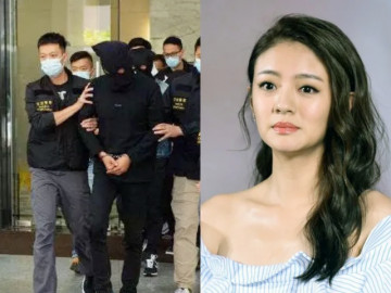 Chồng bị cảnh sát trùm đầu lôi đi, chị đại Cbiz suy sụp