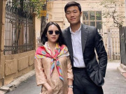 Bà xã Xuân Trường ghi điểm nhờ diện áo dài đẹp mắt