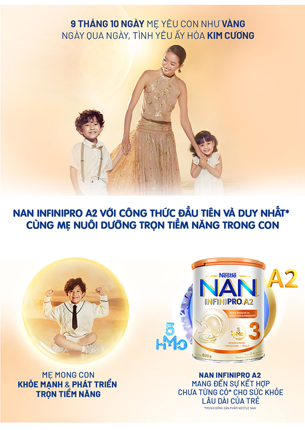 Nestlé Việt Nam ra mắt siêu phẩm dinh dưỡng NAN INFINIPRO A2 - 1