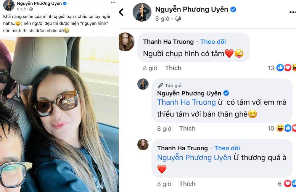 Bài viết của Phương Uyên với cách bình luận của Thanh Hà khiến dân mạng bán tín bán nghi về mối quan hệ giữa cả 2.