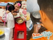 Bếp Eva - Lê Phương làm bánh cho mẹ chồng trong phòng ngủ, mẹ ruột liền vào thả "nghìn tim"