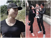 Bà bầu - 9X xinh đẹp lấy diễn viên giang hồ dữ dằn nhất màn ảnh, con chào đời giống y hệt bố