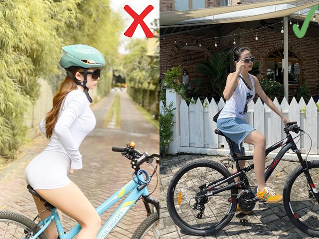 2022 rồi, mặc đồ kiểu này đạp xe ngoài đường, chị em sẽ bị âm điểm duyên dáng - 9